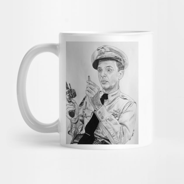 Barney Fife Don Knotts Andy Griffith Show by BryanWhipple